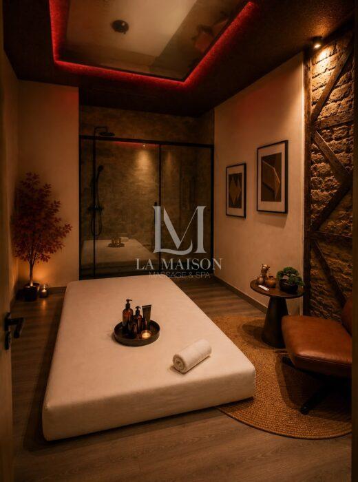 Luxury private massage suite with climate control at La Maison Spa Lisbon